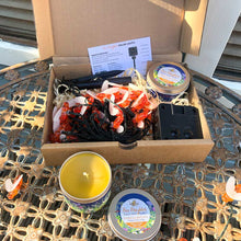 Patio Gift pack - Solar Bees and Citronella Candle to bring a warm glow to any patio!