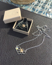 Honeycomb and Honey Bee Necklace