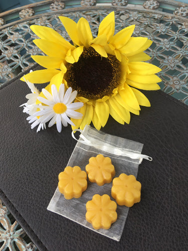 Sunflower Beeswax Melts - Yellow Sunflower Melts for a Warming Glow!