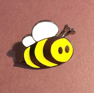 Baby Bee Pin Badge with wild flower seeds