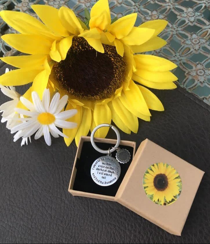 Sunflower Key Chain - Make Each Day a Sunshine Day!