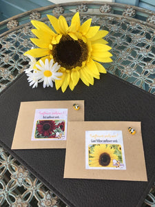Sunflower 'Like a Sunflower' Gift Bag - Brighten your Garden and Lift your Spirits!